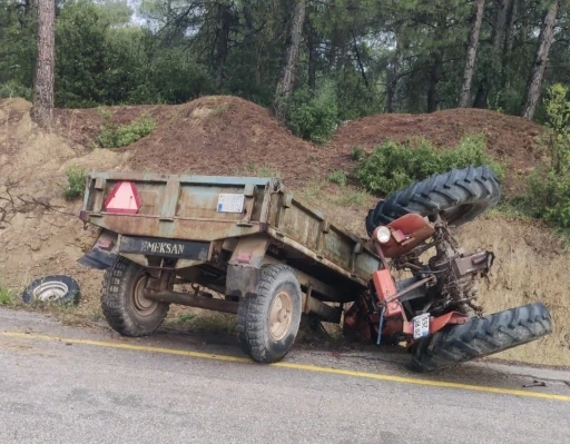 Kazada ağır yaralanan trakt&ouml;r s&uuml;r&uuml;c&uuml;s&uuml; kurtarılamadı
