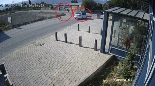 Kazada metrelerce havaya uçtular
