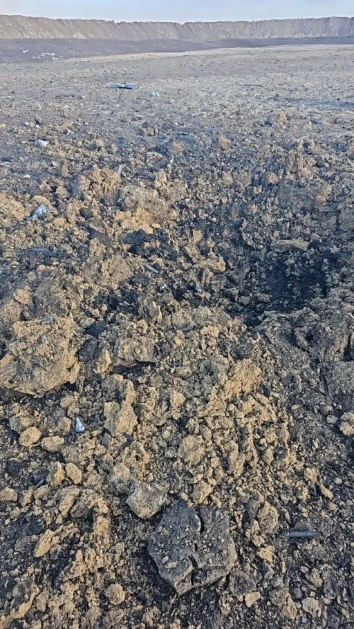 Kazakistan’ın Rusya sınırına yakın bölgesinde menşei bilinmeyen bir İHA patladı
