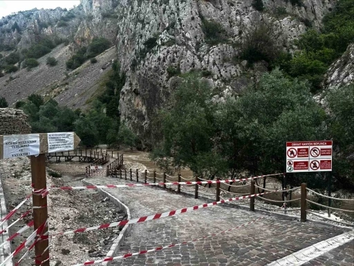 Kazankaya Kanyonu&rsquo;nda tedbir alındı
