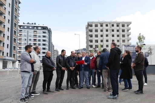 Kazım Karabekir Mahallesi 2. etap kentsel d&ouml;n&uuml;ş&uuml;m blokları tamamlanma aşamasında
