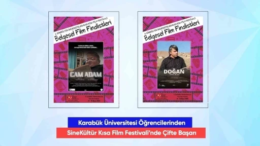 KBÜ öğrencilerinden SineKültür Kısa Film Festivali’nde çifte başarı
