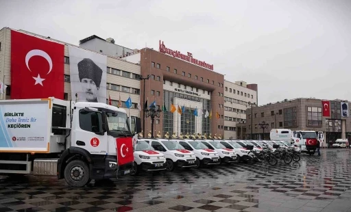 Ke&ccedil;i&ouml;ren Belediyesi ara&ccedil; filosunu genişletiyor
