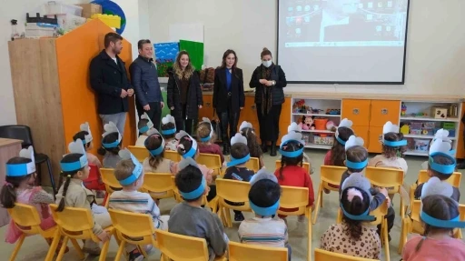 Kemer’de minik öğrencilere suyun önemi anlatıldı
