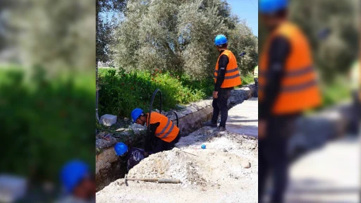 Kemikler mahallesinin i&ccedil;me suyu isale hattı yenilendi