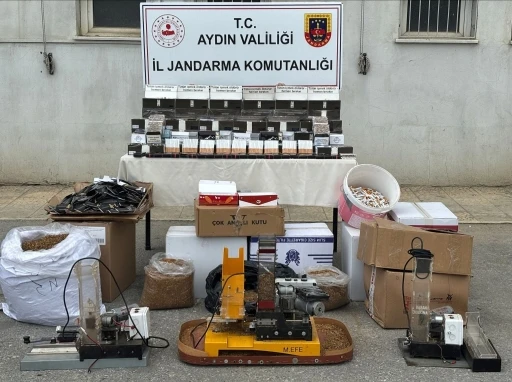 Kendi sardıkları tütünleri piyasaya süren 2 kişi yakalandı
