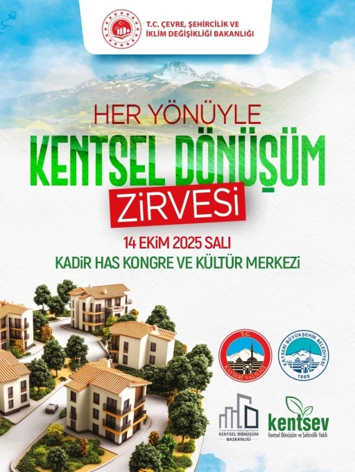 Kentsel dönüşüm Kayseri’de masaya yatırılacak
