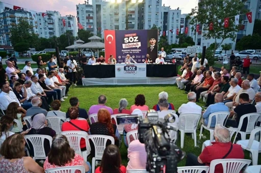 Kepez&rsquo;de "S&ouml;z Vatandaşta" buluşmasının ikincisi d&uuml;zenlendi
