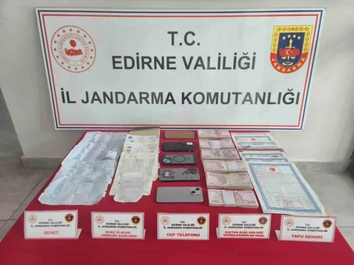 Keşan&rsquo;da 6 ş&uuml;pheli "tefecilik" iddiasıyla g&ouml;zaltına alındı
