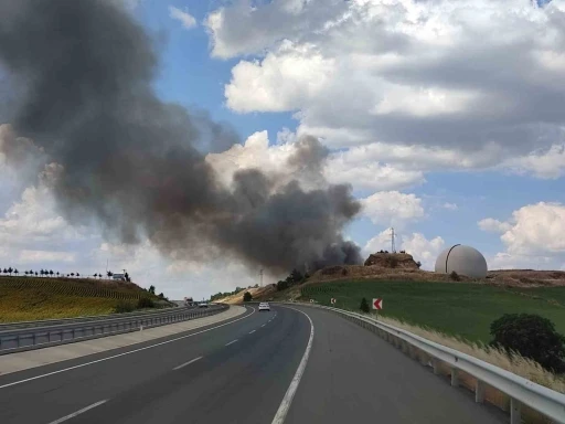Keşan&rsquo;da Katı Atık Bertaraf Tesisi&rsquo;nde &ccedil;ıkan yangın s&ouml;nd&uuml;r&uuml;ld&uuml;
