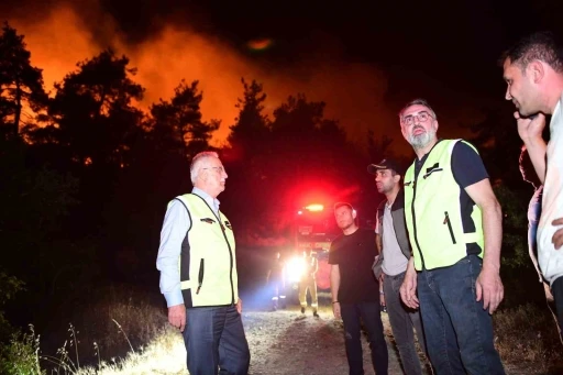 Kestel’de eşgüdüm, teknoloji ve dayanışmayla yangının önü kesildi
