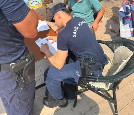 Kılı&ccedil; balığını alıp sahile &ccedil;ıkaran şahsa idari para cezası
