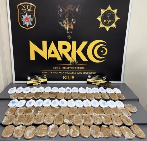 Kilis&rsquo;te 17 kilo 105 gram takoz esrar ele ge&ccedil;irildi, 1 kişi tutuklandı
