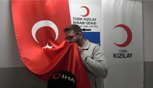 Kilis&rsquo;te g&ouml;n&uuml;ll&uuml; d&ouml;n&uuml;şte duygulandıran an
