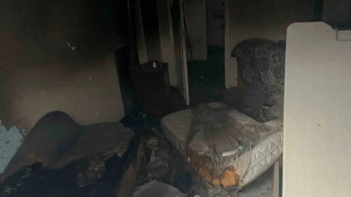Kiracı evi ateş verdi, 70 yaşındaki ev sahibi gözyaşlarına hakim olamadı
