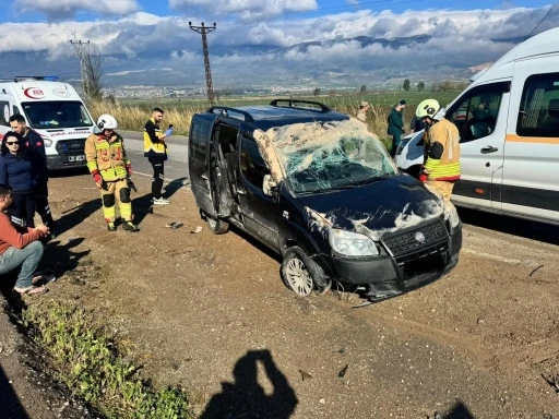 Kırıkhan&rsquo;da trafik kazası: 1 yaralı
