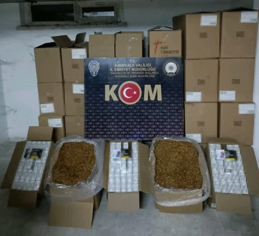 Kırıkkale’de 595 bin 400 adet sahte bandrollü makaron ele geçirildi
