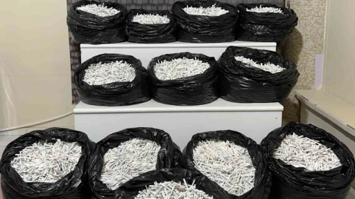 Kırıkkale’de binlerce makaron ele geçirildi
