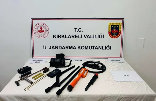 Kırklareli merkezli 3 ilde kaçak kazı operasyonu: 14 gözaltı
