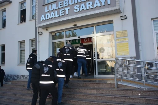 Kırklareli&rsquo;nde gasp ve yağma ş&uuml;phelisi 7 kişi tutuklandı
