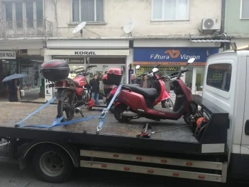 Kırklareli’nde motosiklet denetimi: 10 motosiklet trafikten men edildi

