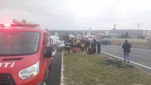 Kırklareli’nde trafik kazası: 2 yaralı
