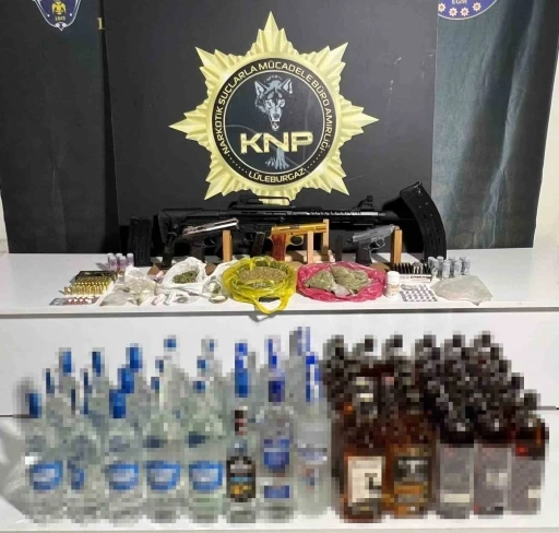 Kırklareli ve Lüleburgaz’da uyuşturucu operasyonları: Çok sayıda madde ele geçirildi, tutuklamalar var
