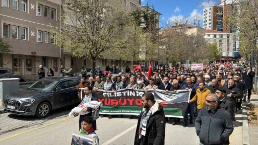 Kırşehir’de Gazze için destek yürüyüşü düzenlendi
