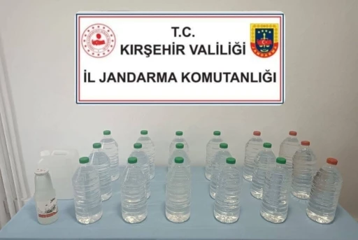 Kırşehir’de kaçak alkol operasyonu
