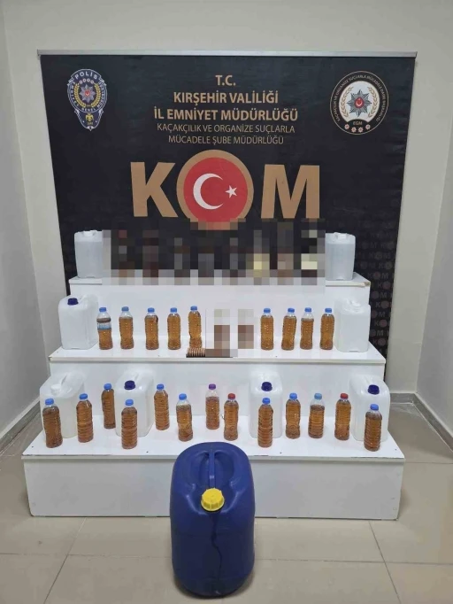 Kırşehir’de kaçak içki operasyonu: 1 gözaltı
