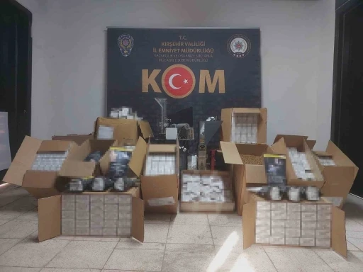 Kırşehir&rsquo;de ka&ccedil;ak t&uuml;t&uuml;n operasyonu
