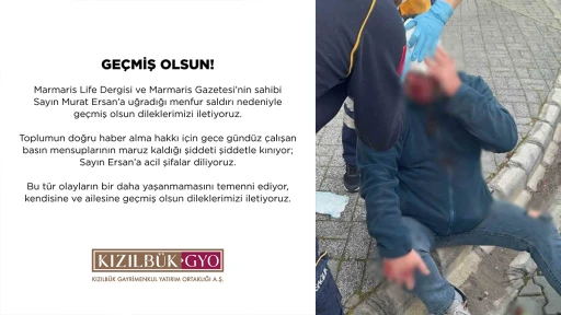 Kızılbük GYO'dan Gazeteci Murat Ersan'a Destek Mesajı