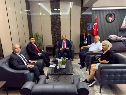 KKTC 5. Cumhurbaşkanı Tatar, Anamur Adalet Sarayını ziyaret etti
