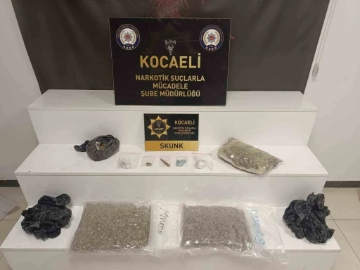 Kocaeli&rsquo;de kilolarca skunk ele ge&ccedil;irildi
