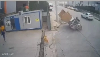 Kocaeli’de toz fırtınası zor anlar yaşattı: O anlar kamerada
