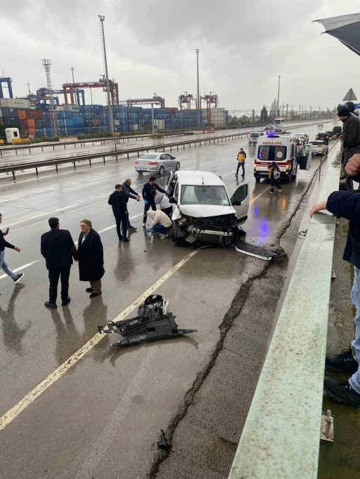 Kocaeli&rsquo;de zincirleme kaza: 3 yaralı
