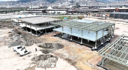 Kocaeli Sosyal Yaşam Merkezi inşaatı hızla y&uuml;kseliyor
