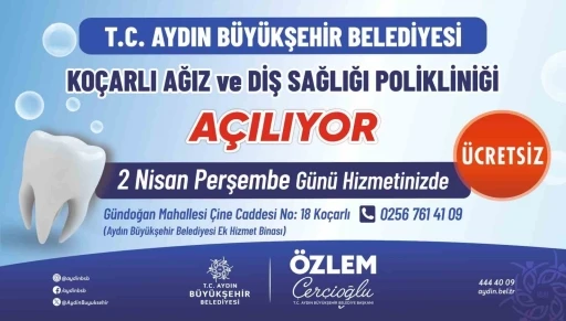 Ko&ccedil;arlı Ağız ve Diş Sağlığı Polikliniği hizmete a&ccedil;ılıyor
