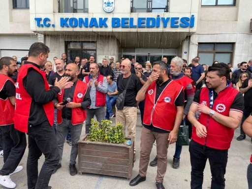 Konak Belediyesi işçilerinin maaş krizi devam ediyor
