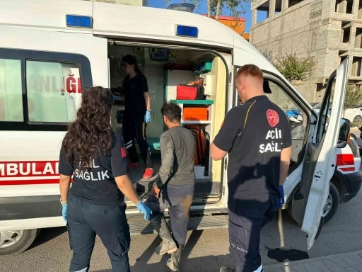 Kontrolden çıkan motosiklet devrildi: 1 Yaralı
