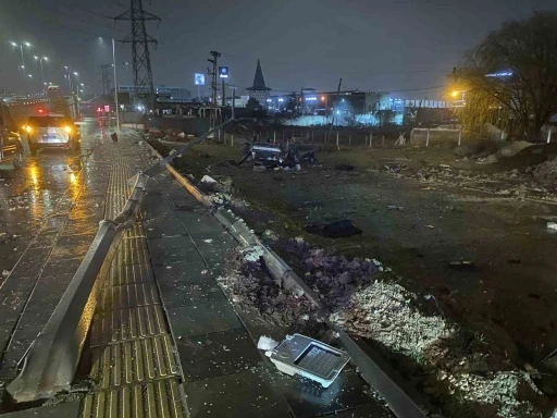 Kontrolden &ccedil;ıkan otomobil takla attı: 1 &ouml;l&uuml;
