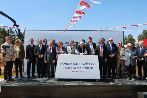 Konukoğlu Taziye Evi&rsquo;nin temeli t&ouml;renle atıldı
