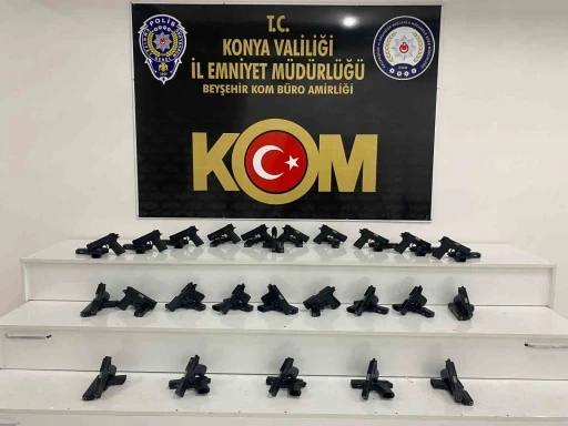 Konya’da 50 adet ruhsatsız tabanca ele geçirildi
