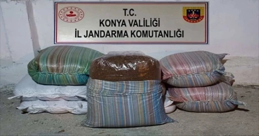 Konya’da 520 kilo kaçak tütün ele geçirildi
