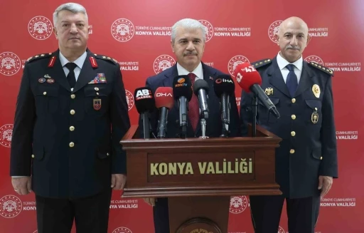 Konya’da huzur ve güven ortamının muhafazasına yönelik çalışmalar sürüyor
