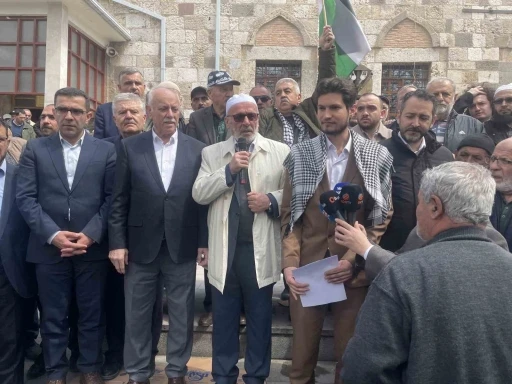 Konya&rsquo;da İsrail&rsquo;in aldığı idam kararına tepki
