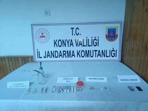 Konya&rsquo;da jandarmadan uyuşturucu operasyonları: 11 tutuklama
