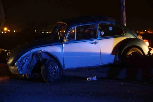 Konya&rsquo;da kontrolden &ccedil;ıkan otomobil takla attı: 3 yaralı
