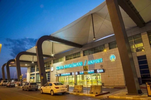 Konya Havalimanı mart ayında 76 bin 294 yolcuya hizmet verdi
