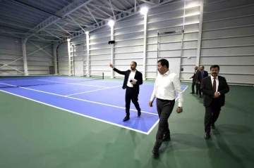 Konya’nın en büyük kapalı tenis kortu tamamlandı
